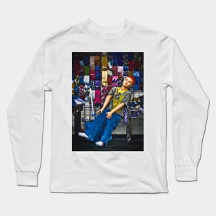 Tilting Boy Long Sleeve T-Shirt